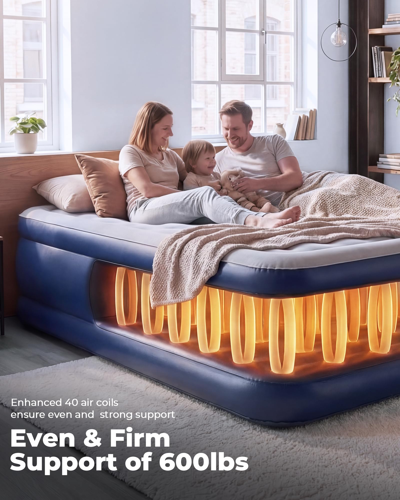 TANSTRIDER côté montrant le système de support par bobines d'air stable