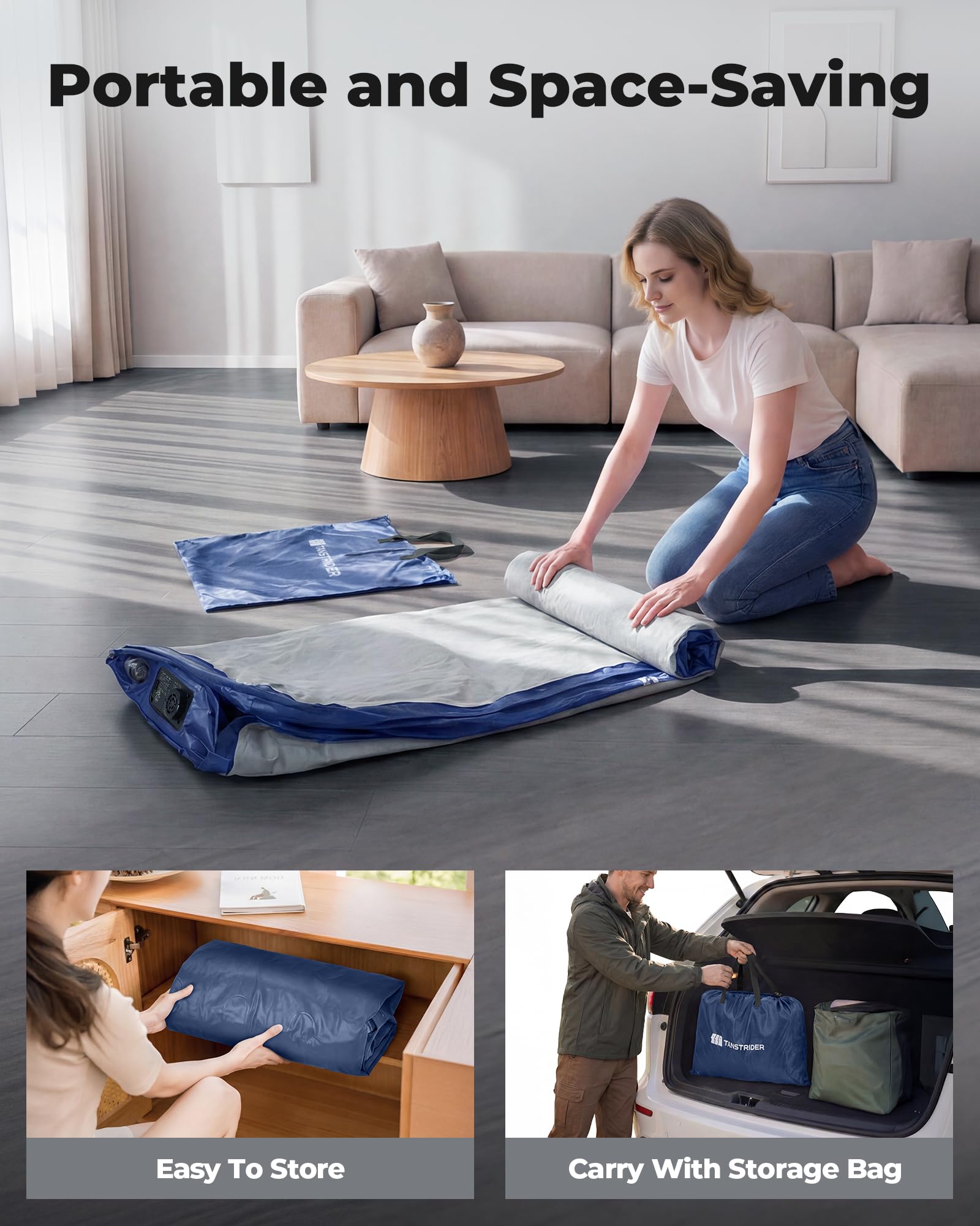 TANSTRIDER matelas utilisé par un invité montrant confort et soutien