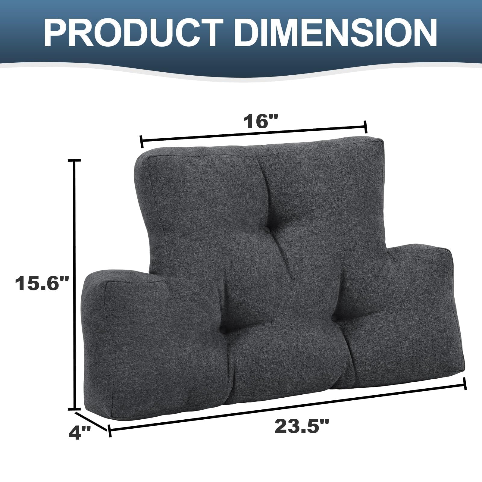 TANYOO détail capitonnage et fermeture éclair, maintien durable