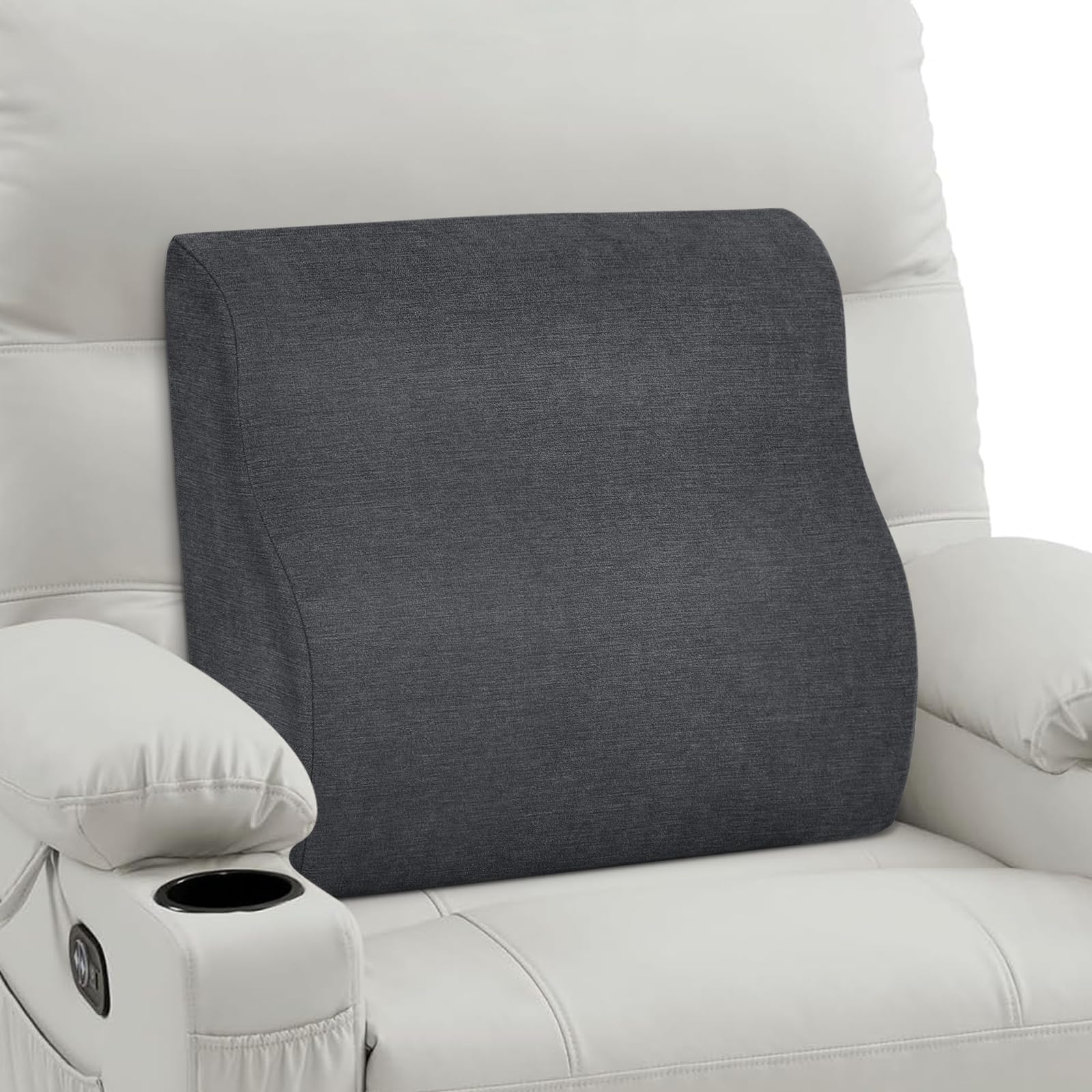 TANYOO vue de face du coussin lombaire montrant la forme ergonomique et confort