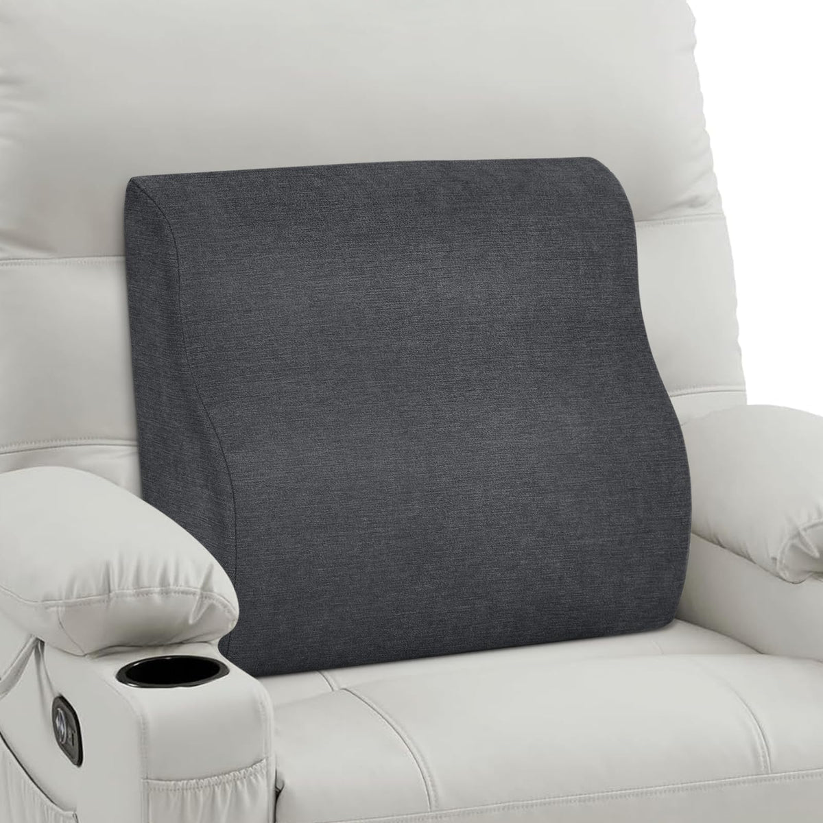 TANYOO vue de face du coussin lombaire montrant la forme ergonomique et confort