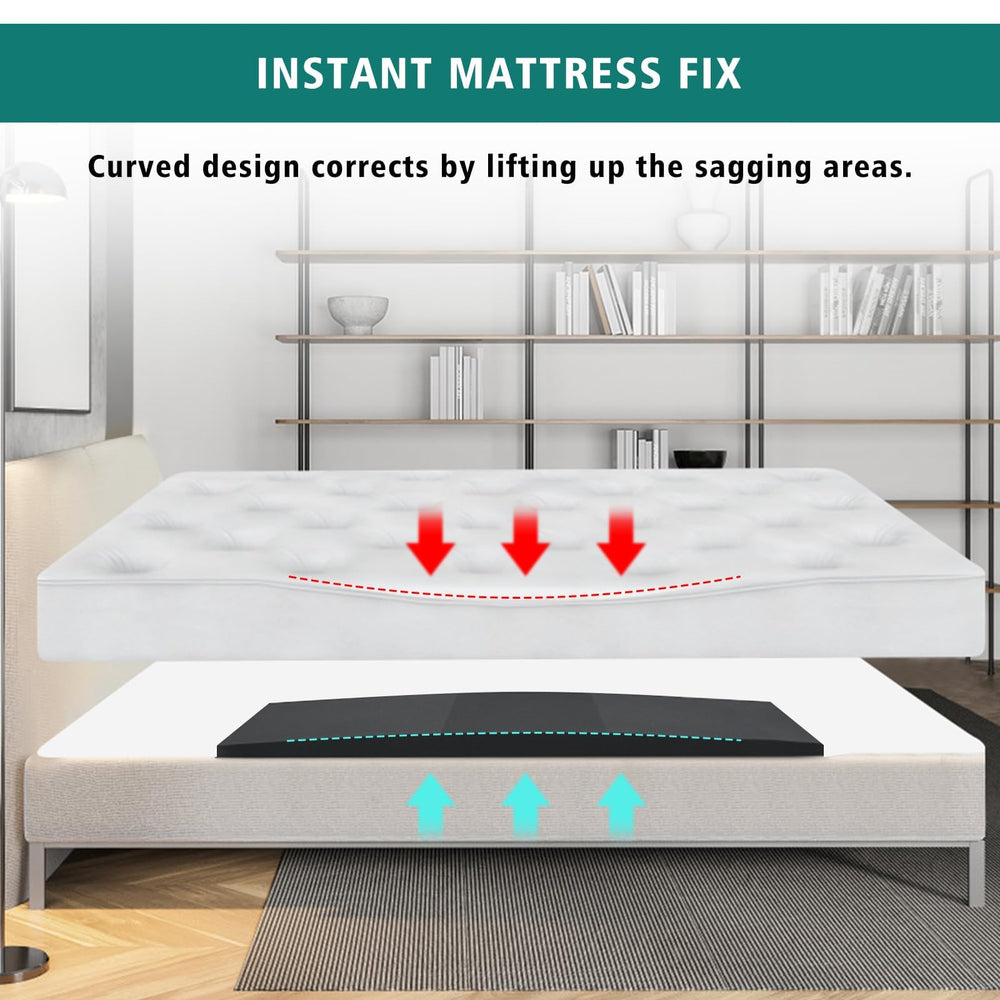 TANYOO installation sous matelas illustrant gain de soutien immédiat