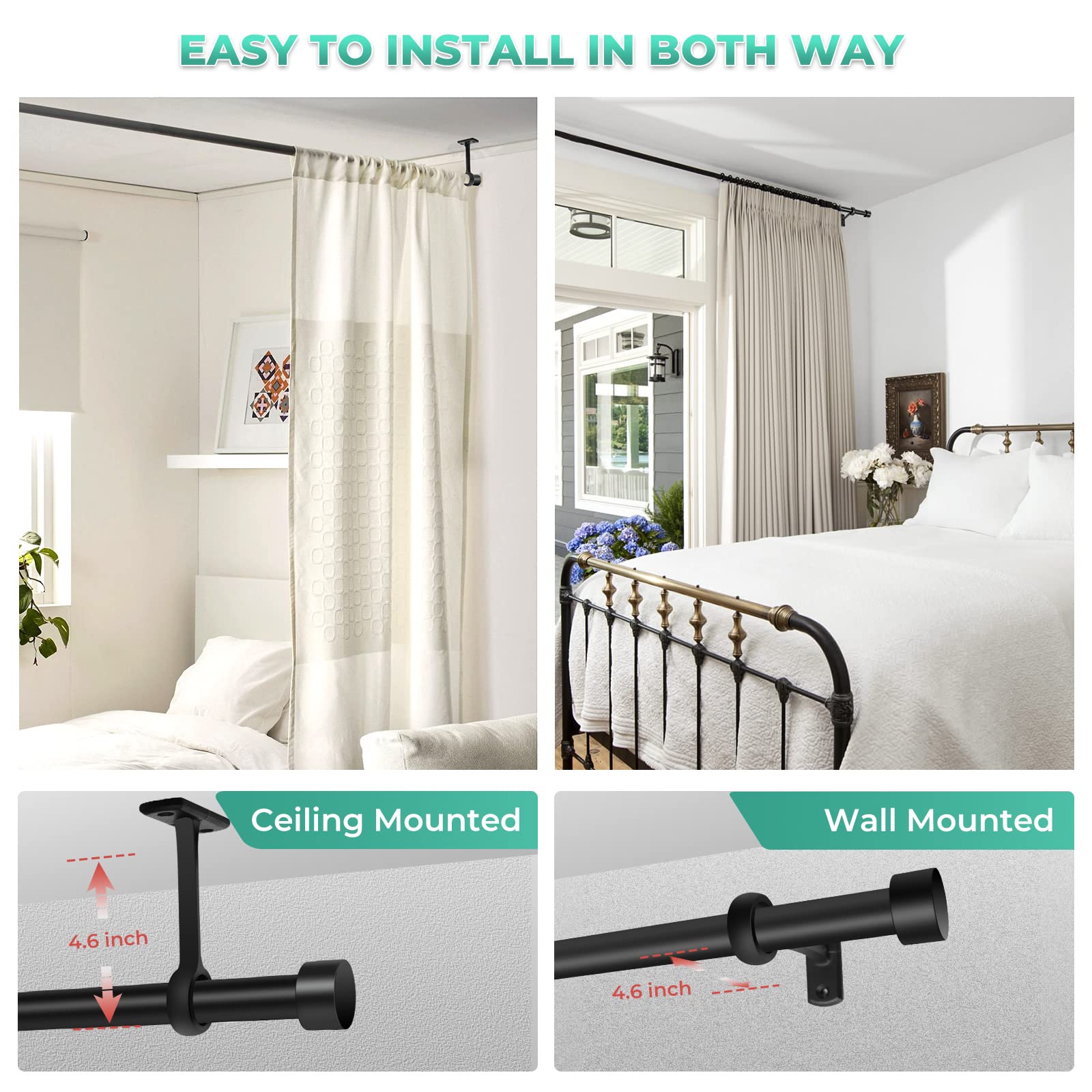 Taoberfuli embout métal rond durable garantissant finition soignée