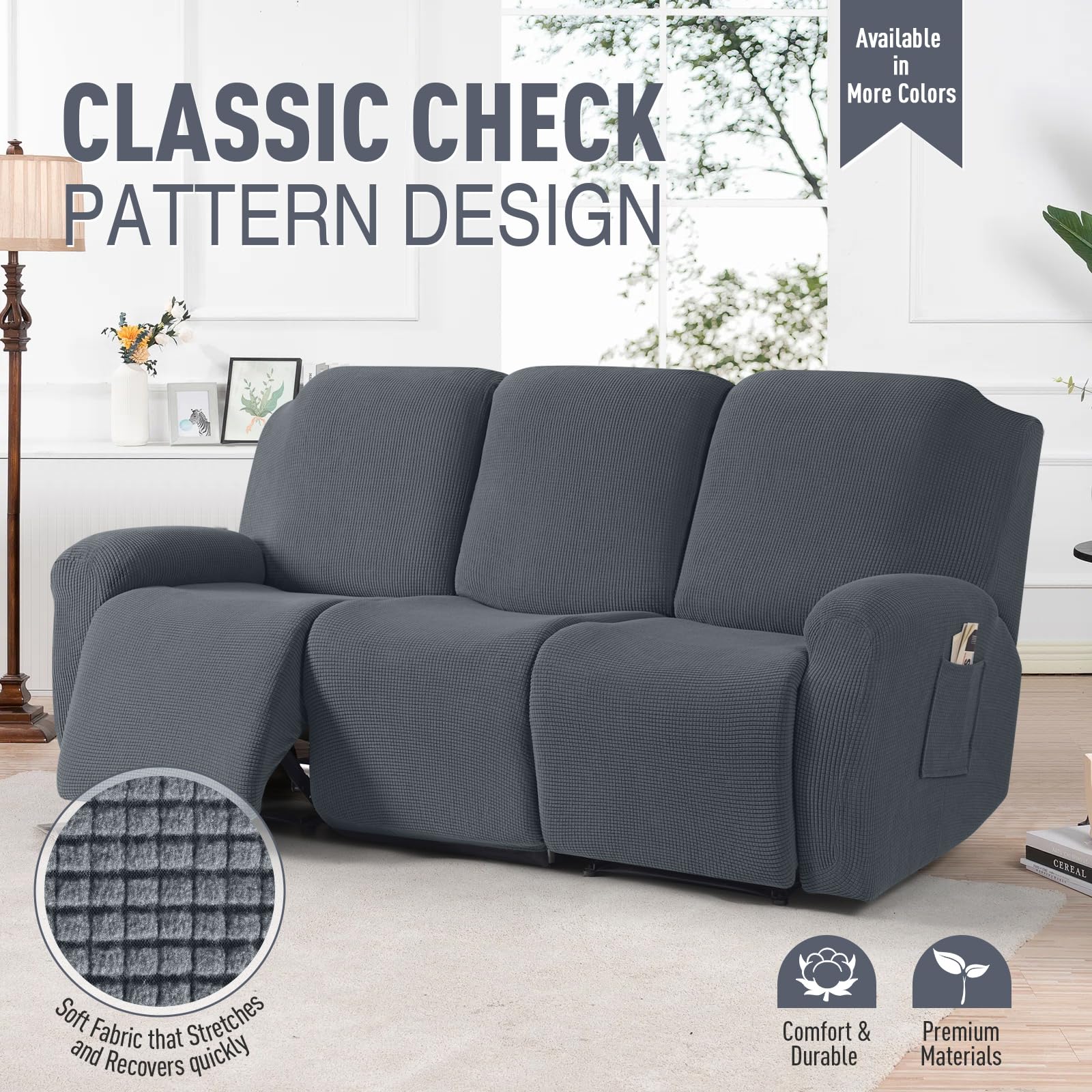 TAOCOCO gros plan tissu jacquard extensible, douceur et résistance