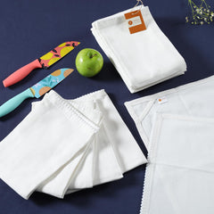 taran living gros plan du tissage coton montrant absorption renforcée