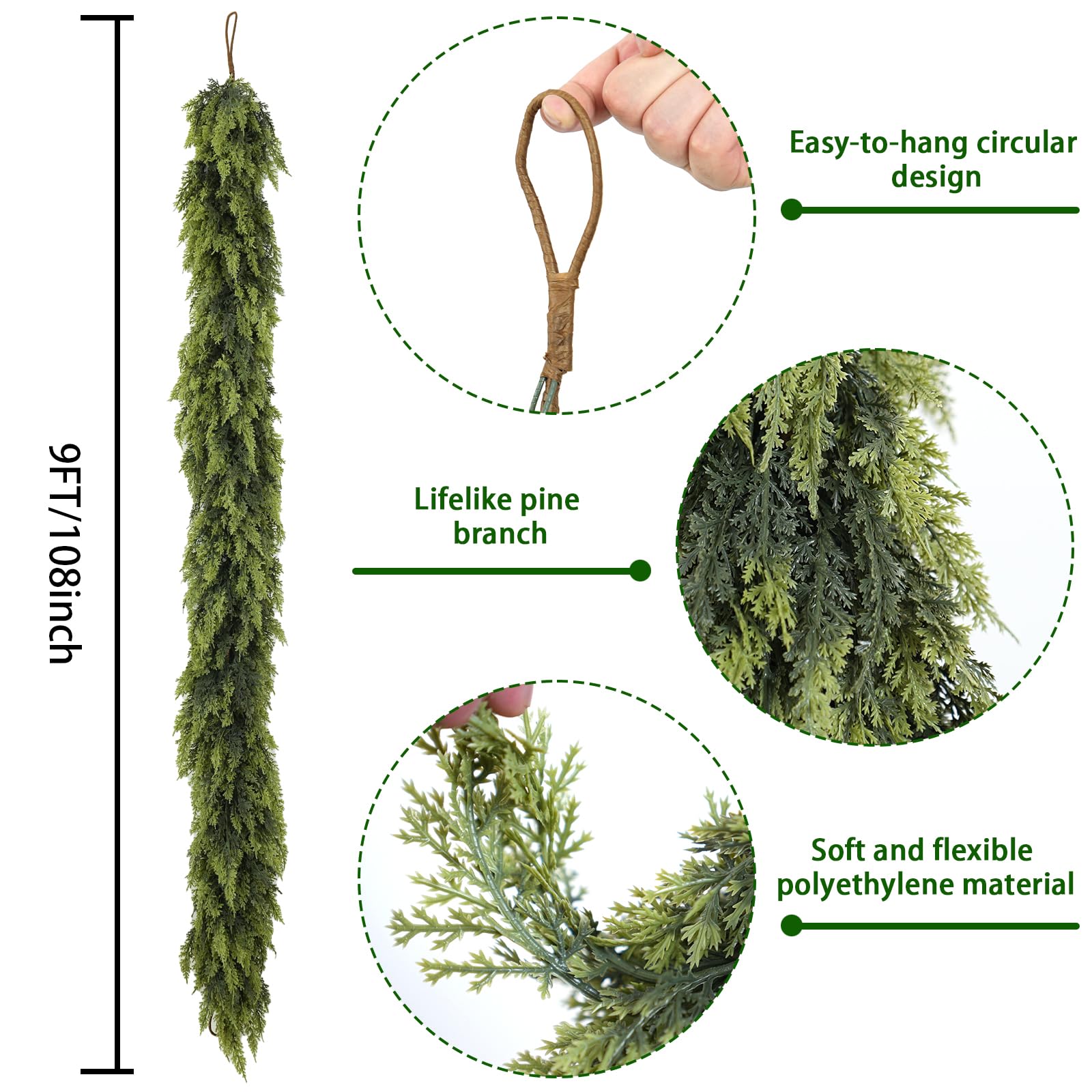 Tasruwat détail des feuilles TPE montrant texture douce réaliste