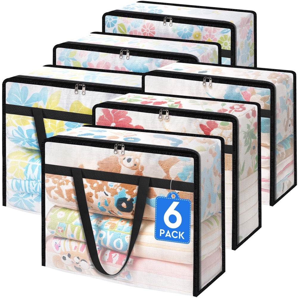 TasticTotes sac transparent face avant montrant rangement visible