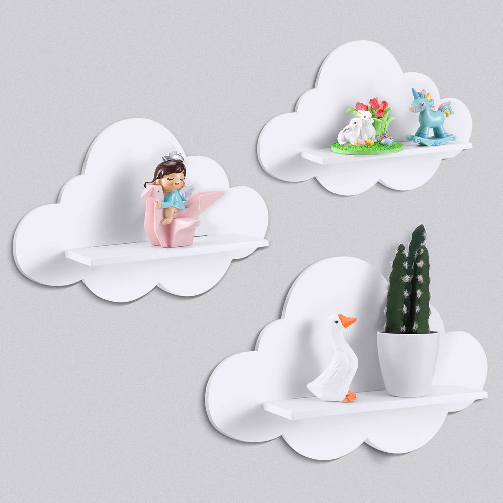Tatuo étagère nuage face montrant design mignon et gain d'espace
