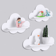 Tatuo étagère nuage face montrant design mignon et gain d'espace