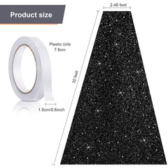 Tatuo gros plan texture paillettes montrant scintillement et aspect photo