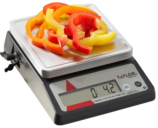 Taylor face avant avec plateforme inox montrant écran lisible et gain de précision