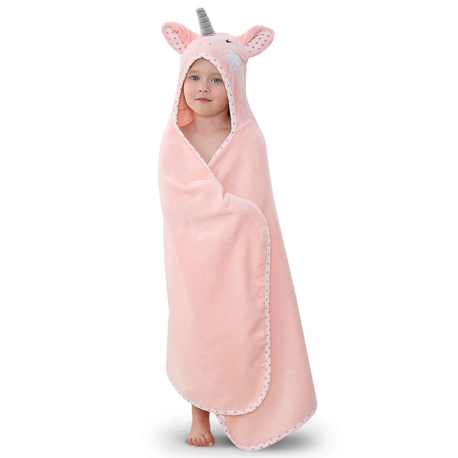 TBEZY serviette face avant avec motif licorne, douce et attractive