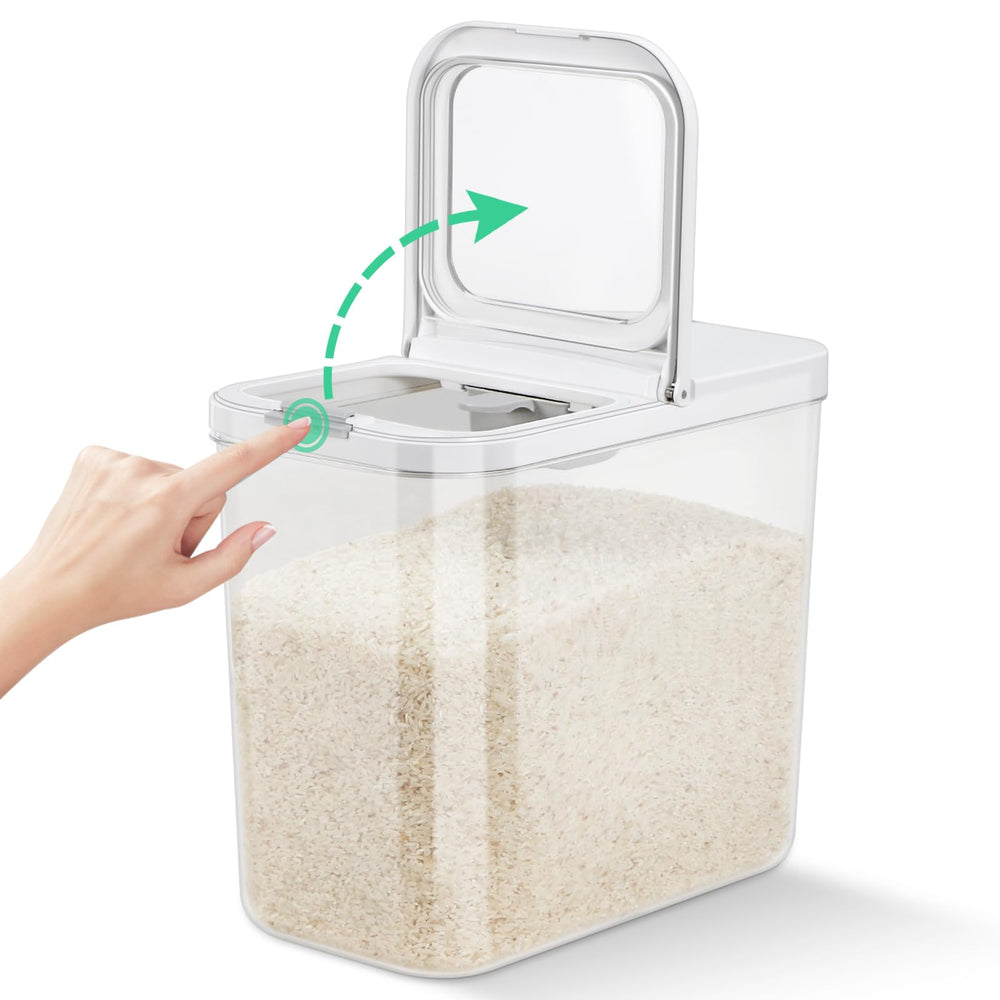 TBMax face avant du contenant montrant capacité 25 lb et rangement optimisé