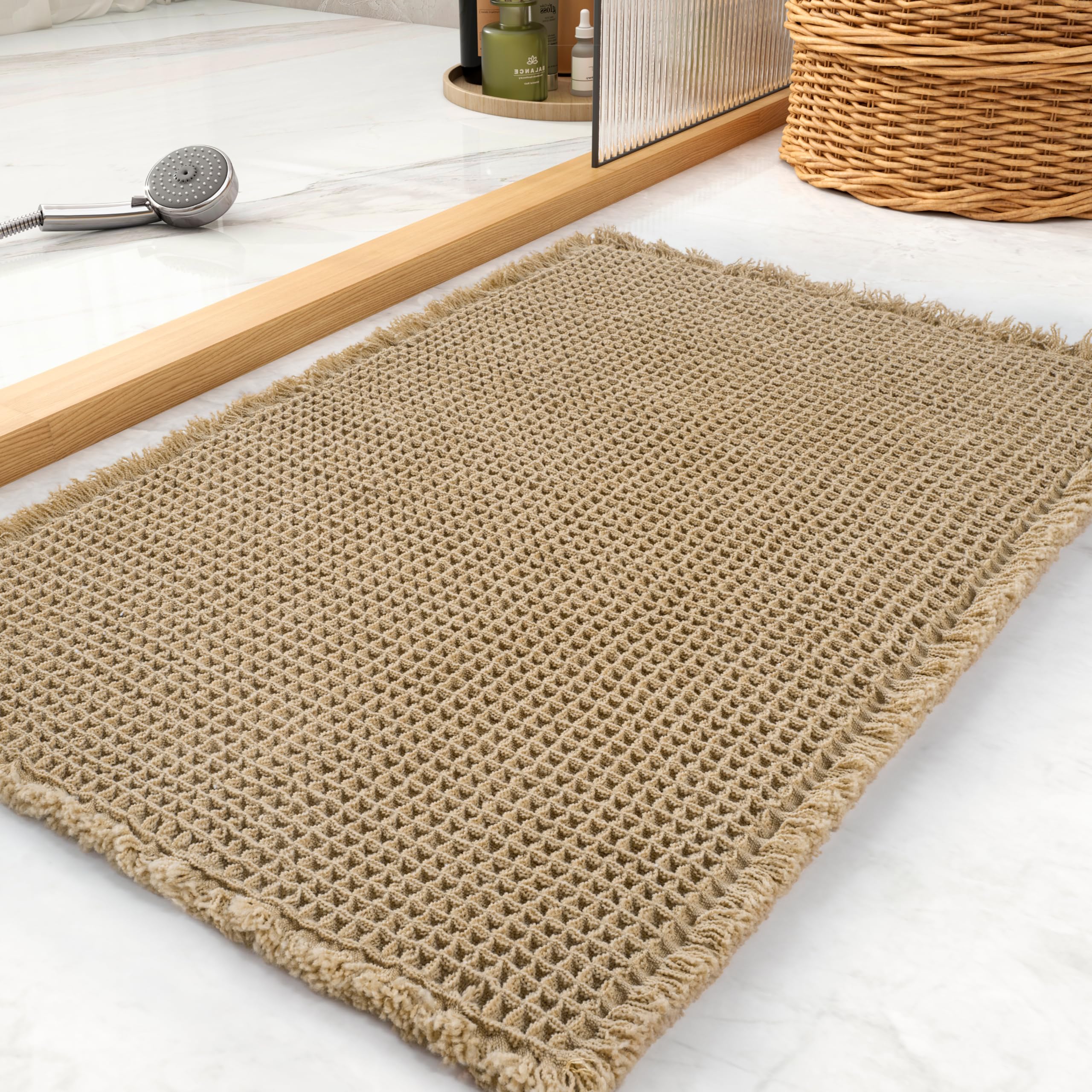 tchdio tapis gaufre face avant apportant confort et style
