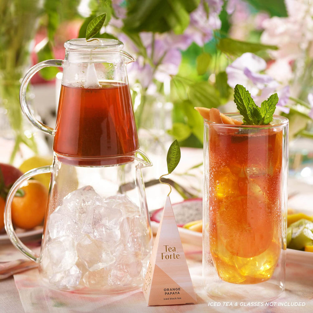 Tea Forte bouchon et extérieur design pour service sans gouttes