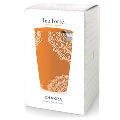 Tea Forte tasse Kati Chakra vue de profil montrant la double paroi isolante