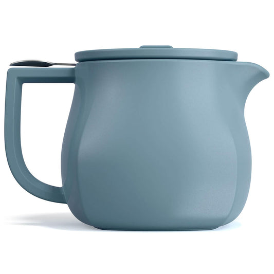 Tea Forte théière stone blue face avant élégant et image esthétique