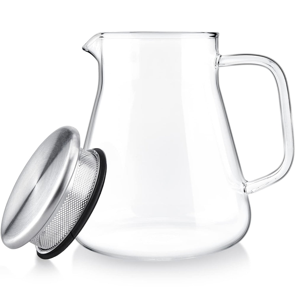 Teabloom théière en usage versant thé, simplicité et service propre