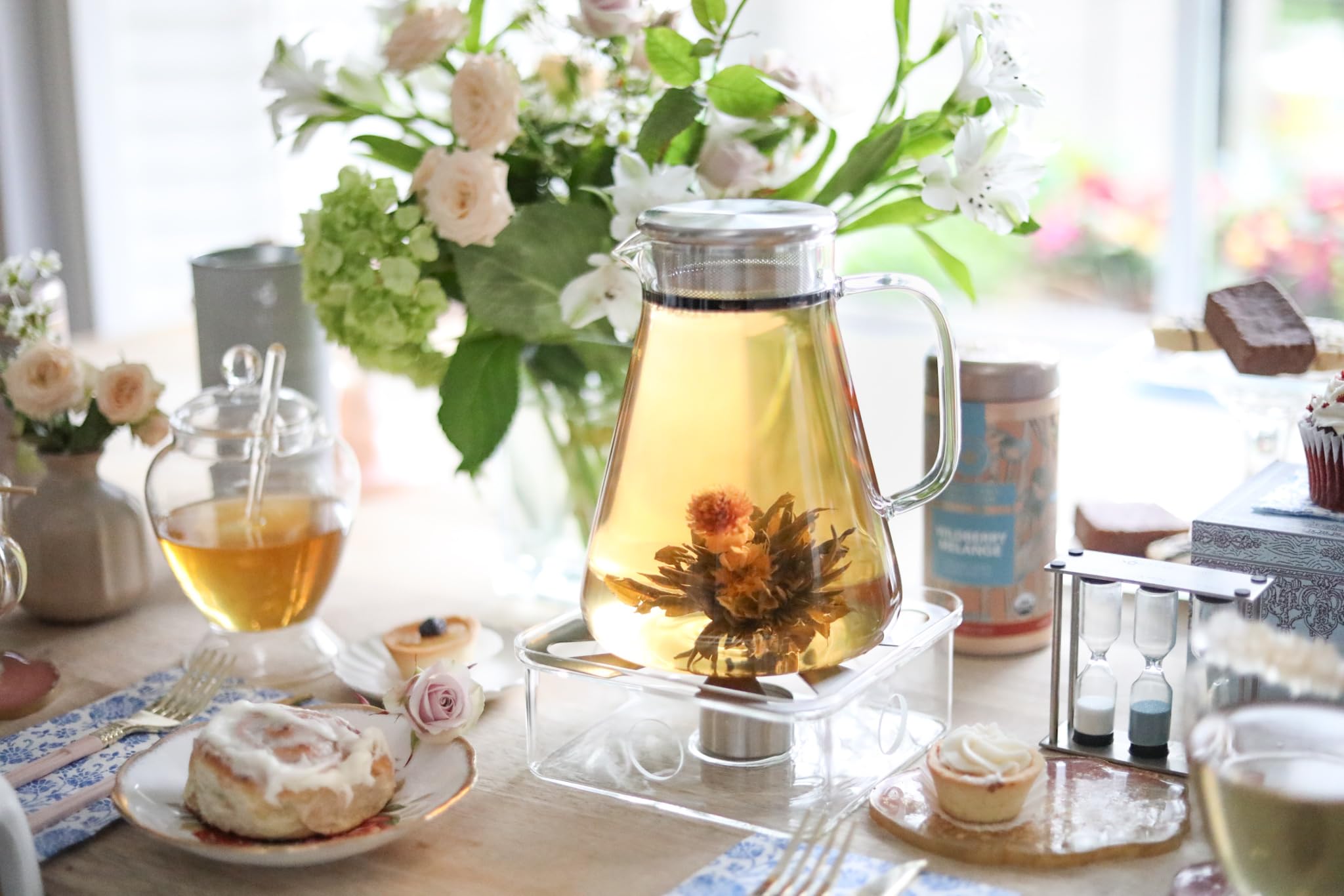 Teabloom gros plan du filtre inox pour infusion propre et durable
