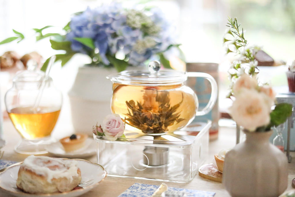 Teabloom Kyoto gros plan verre borosilicaté, transparence et résistance thermique