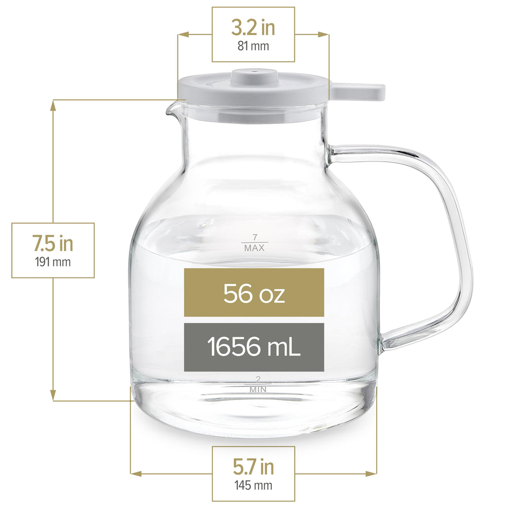 Teabloom Purity base large sur plaque pour chauffe efficace
