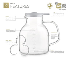 Teabloom Purity détail du sifflet pour alerte d'ébullition pratique