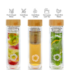 Teabloom The Pathfinder détail verre trempé garantissant résistance et pureté
