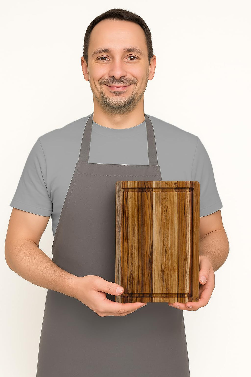 Teakhaus gros plan sur le grain du teck, durabilité et protection des couteaux