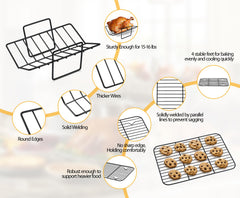 TeamFar grille plate séparée utile pour cuisson et refroidissement