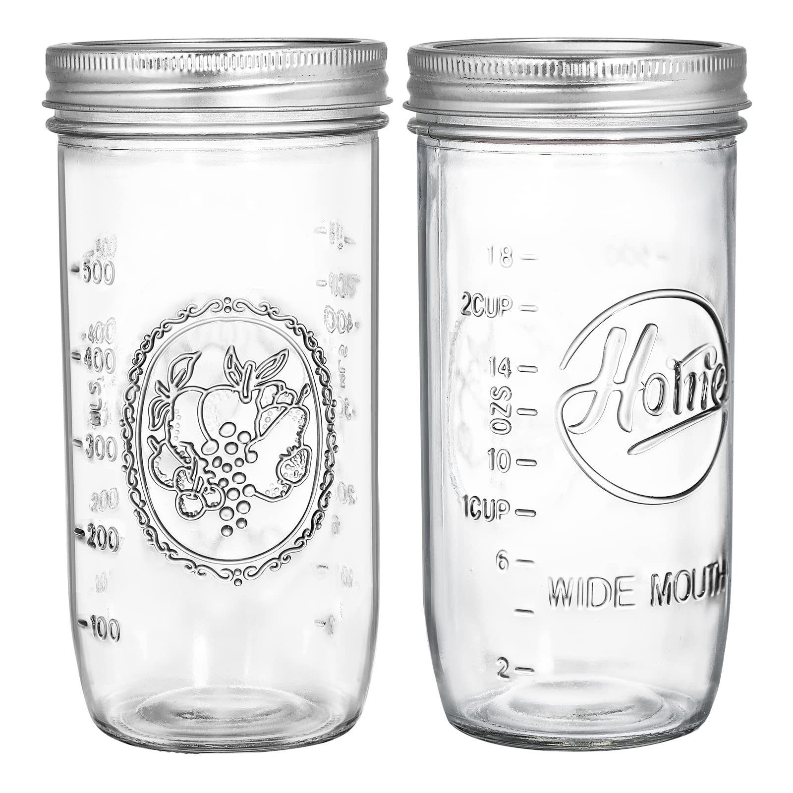 Tebery comparaison taille montrant volume 24 oz pour portions individuelles