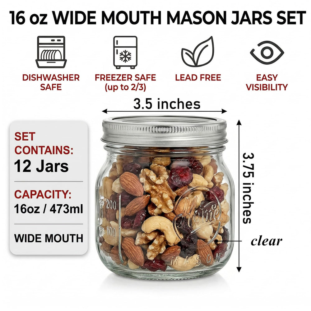Tebery bocal ouverture large facilitant remplissage et nettoyage