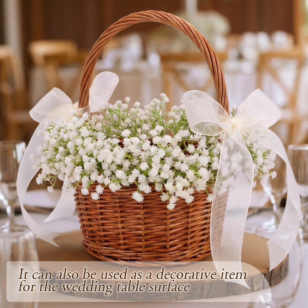 Teecyhooo panier utilisé comme centre de table, reutilisable pour déco