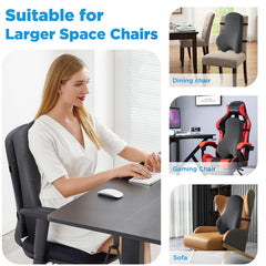 Teemour coussin installé sur chaise de bureau améliorant la posture assise