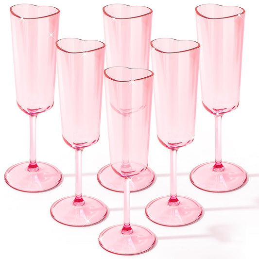 Teenyyou flûte cœur face rose, design élégant et festif