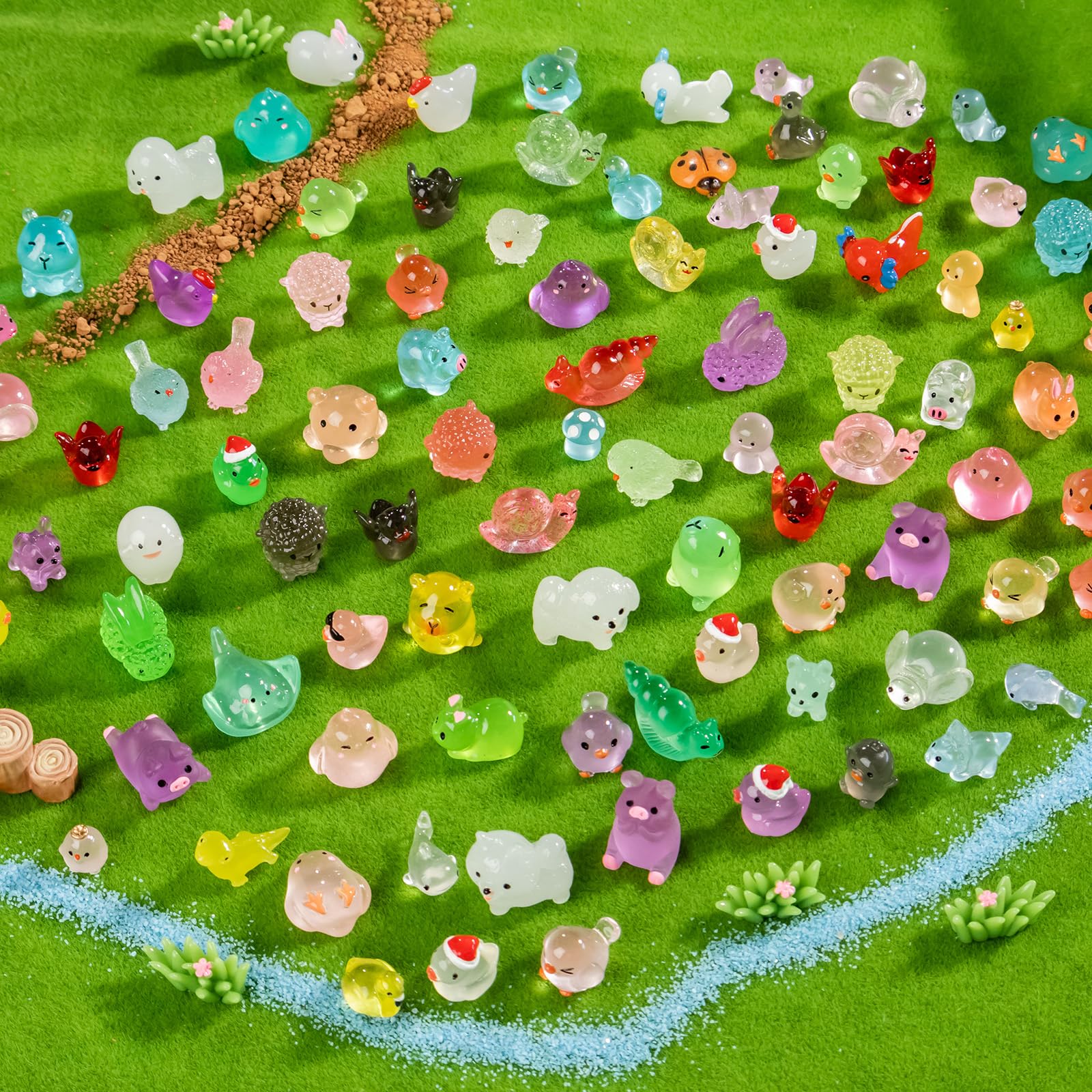 Teenzee champignon miniature gros plan, texture soignée pour projets DIY
