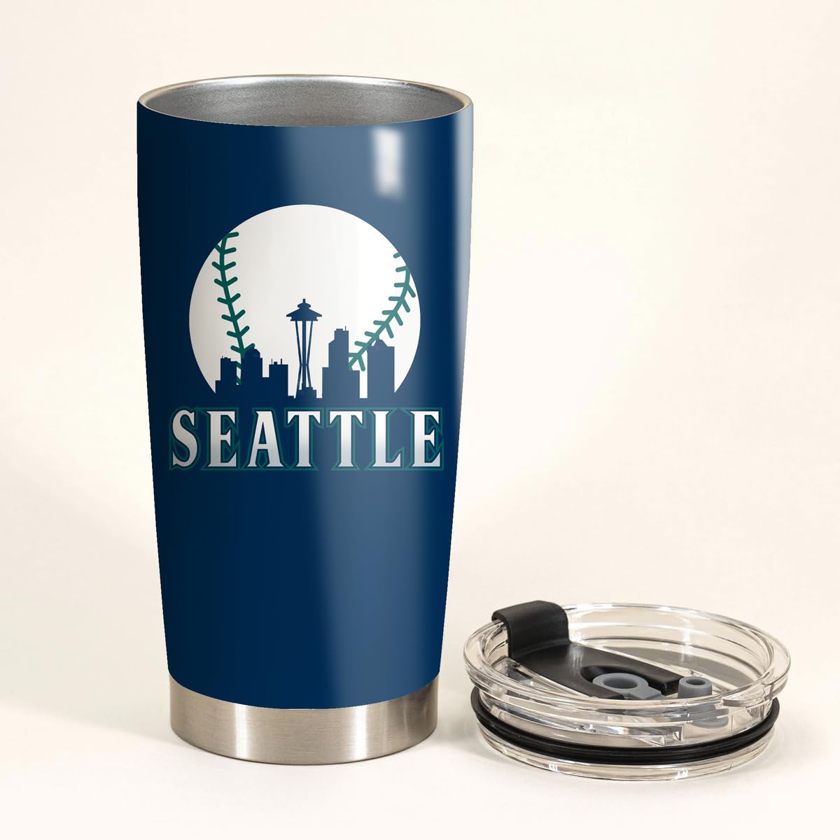 TEERABBIT tumbler avec couvercle sans BPA, fermeture pratique pour transport sûr