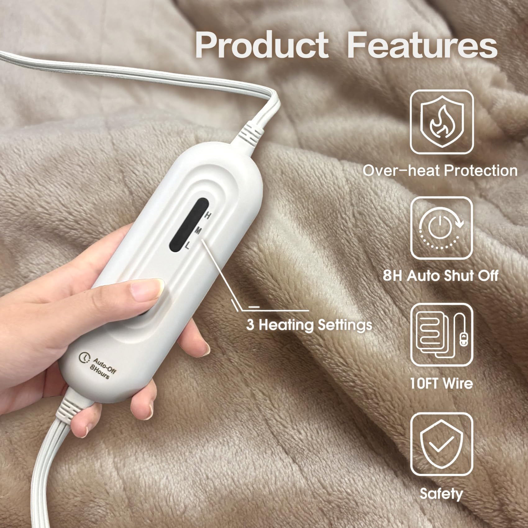 Tefici connexion contrôleur détachable facilitant rangement et lavage sécurisé