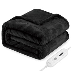 Tefici plaid chauffant face avant montrant la texture et le style chaleureux