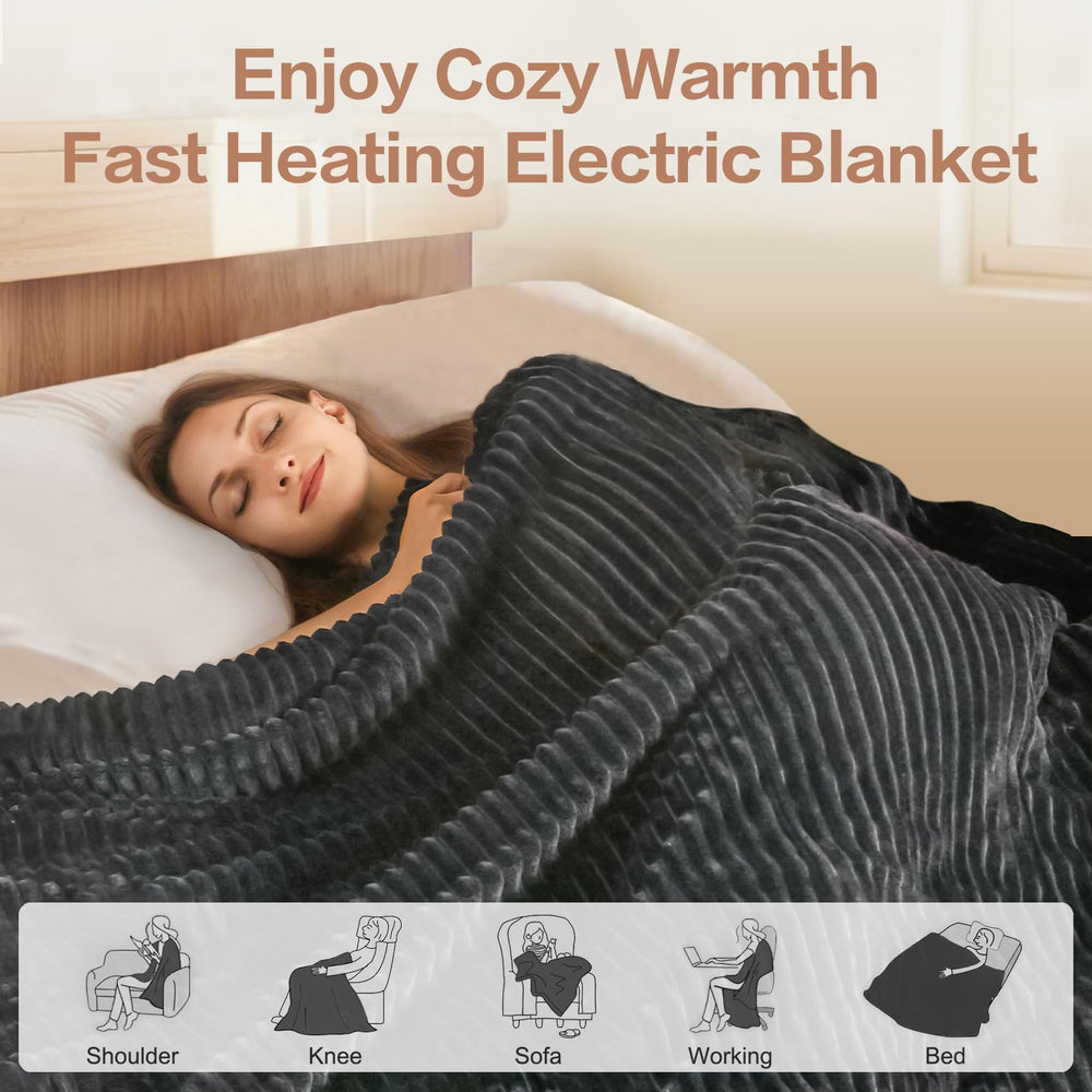 Tefici plaid utilisé sur canapé, enveloppe et garde chaud l’utilisateur