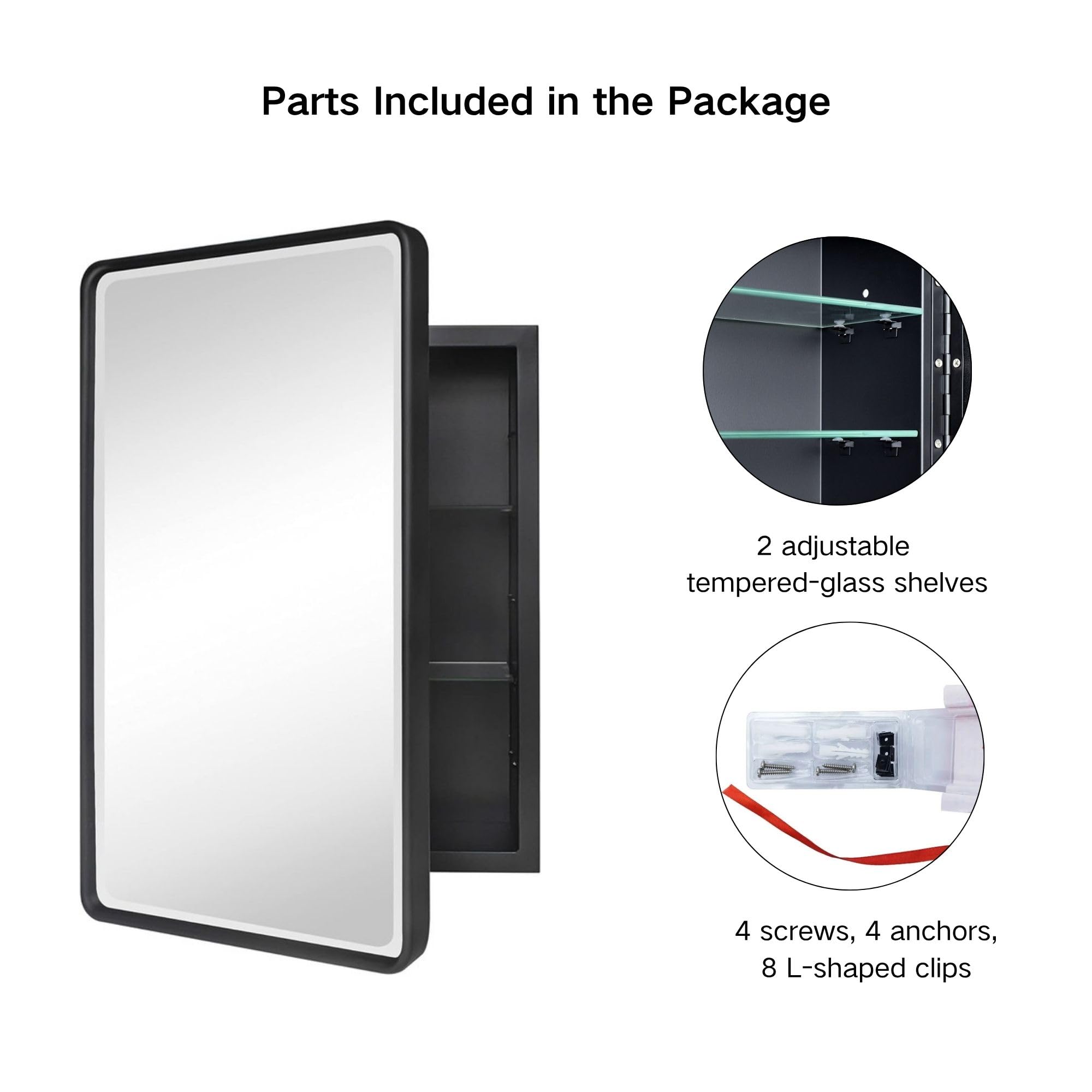 TEHOME gros plan miroir biseauté apportant finition soignée