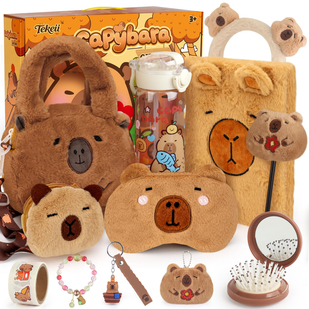 Tekeii coffret Capybara vue d'ensemble cadeau prêt à offrir