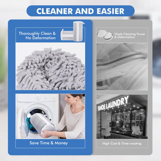 Teletrogy gros plan des fibres chenille, nettoyage en profondeur