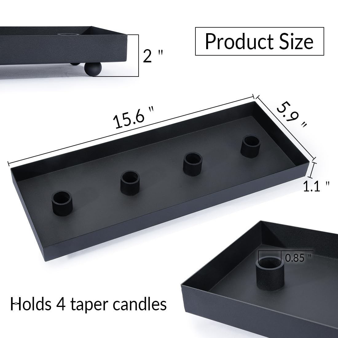TELOSMA porte-bougies en situation sur une table créant atmosphère conviviale