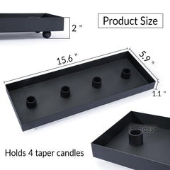 TELOSMA porte-bougies en situation sur une table créant atmosphère conviviale