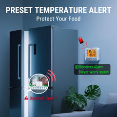 TempPro TempAir aimant de fixation attaché au réfrigérateur pour installation sans perçage