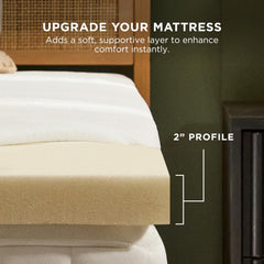 Tempur-Pedic housse amovible zoom sur fermeture, nettoyage facile