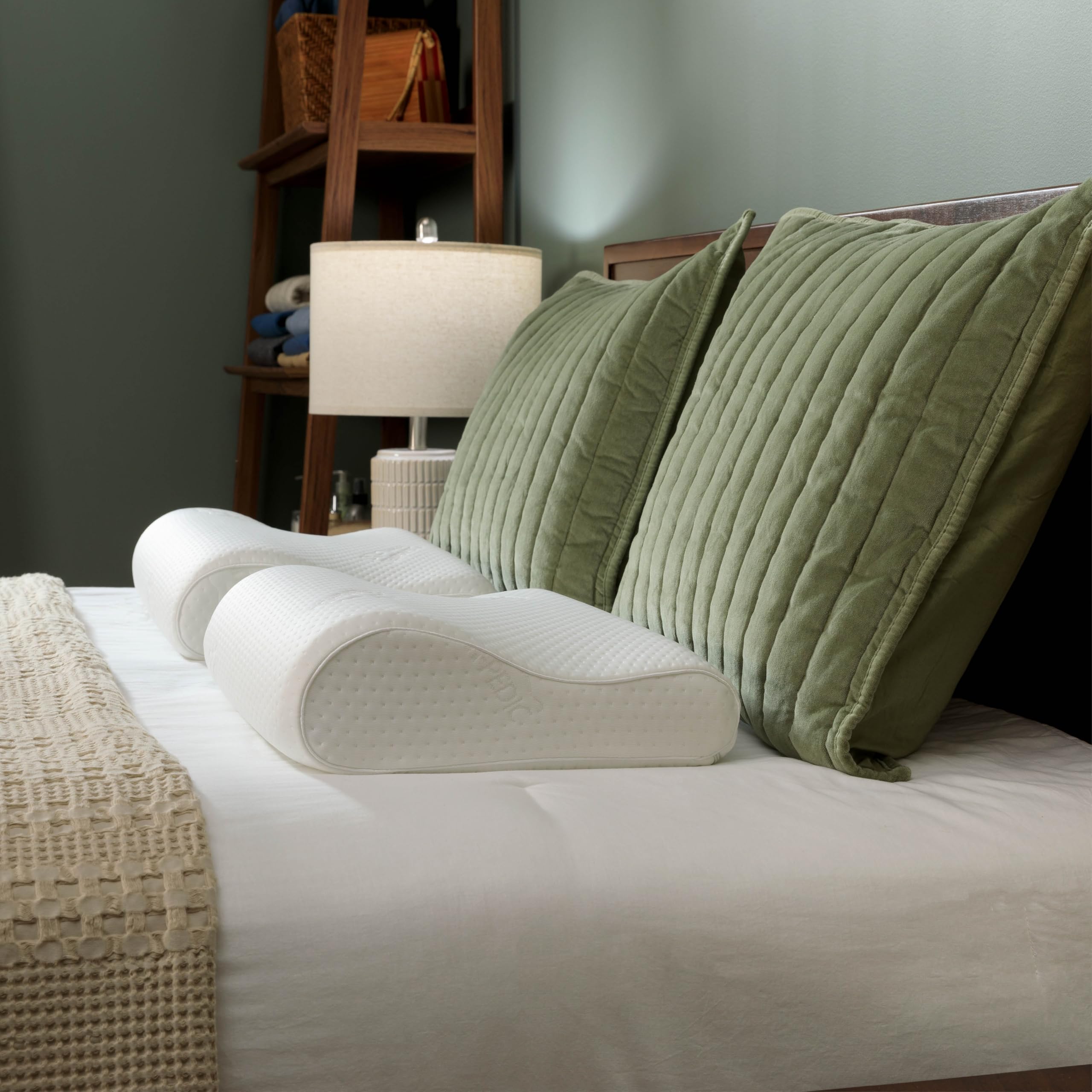 Tempur-Pedic mise en scène chambre moderne montrant intégration produit