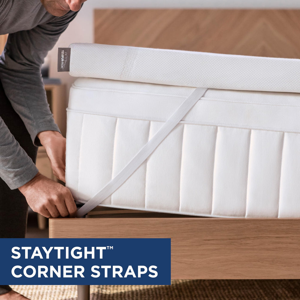 Tempur-Pedic surmatelas plié prêt à transporter pour déplacements simples