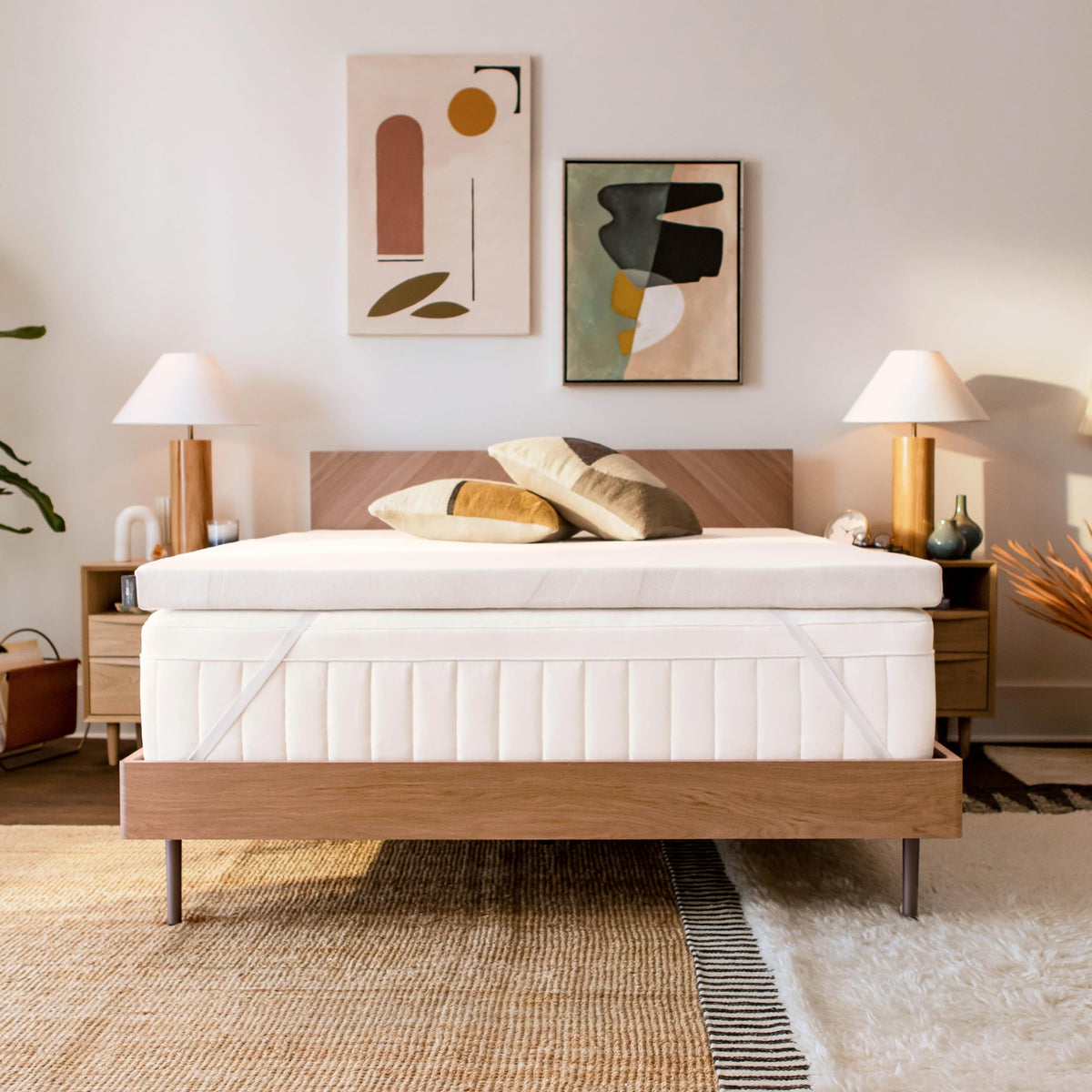 Tempur-Pedic surmatelas face avant montrant finition et maintien amélioré