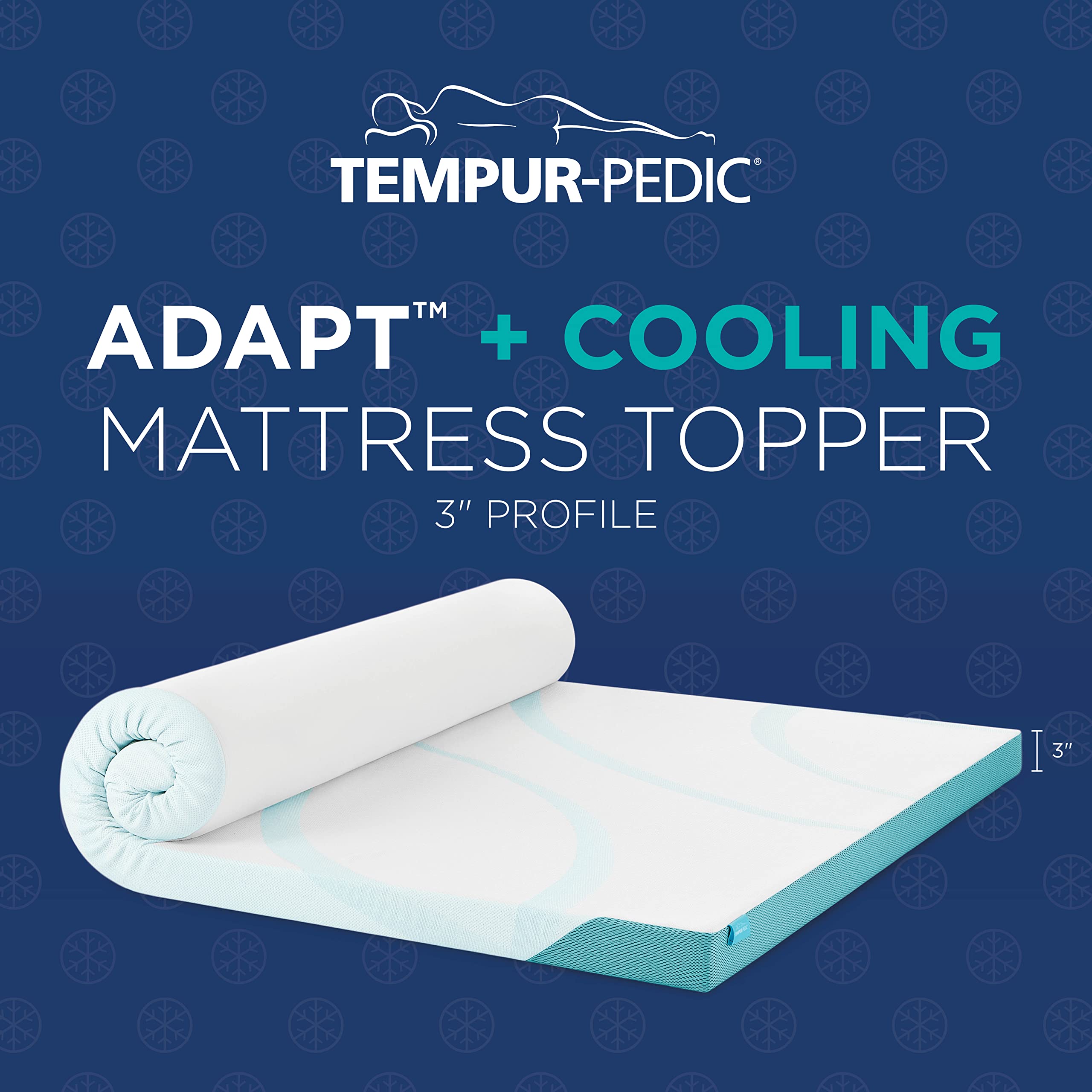 Tempur-Pedic housse rafraîchissante en gros plan apportant sensation fraîche